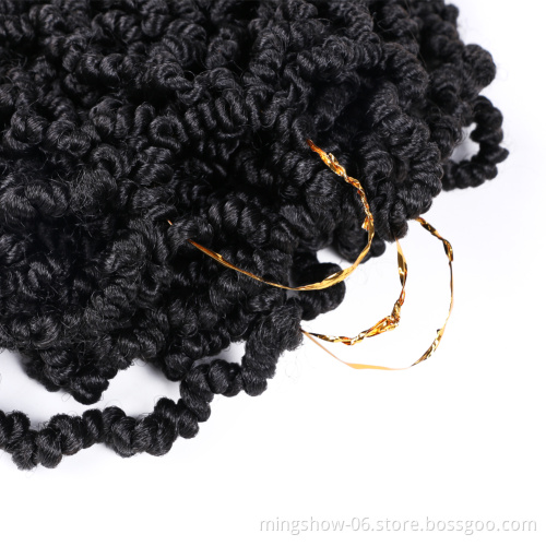High quality spring twist hair crochet braids small crochet braids passion twist bomb twist hair for black women